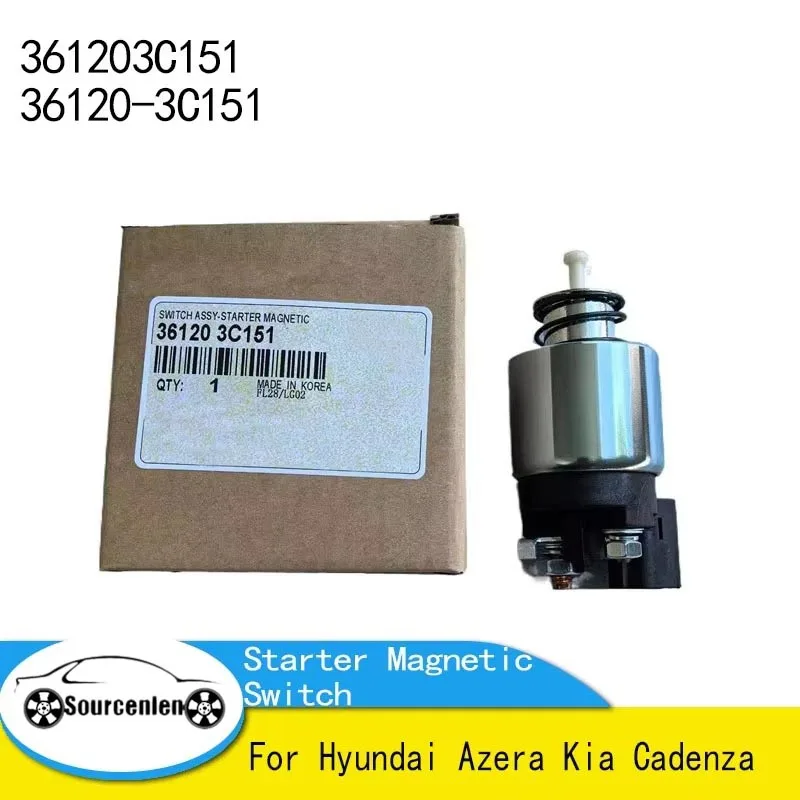 

Starter Magnetic Switch 361203C151 36120-3C151 for Hyundai Azera Kia Cadenza