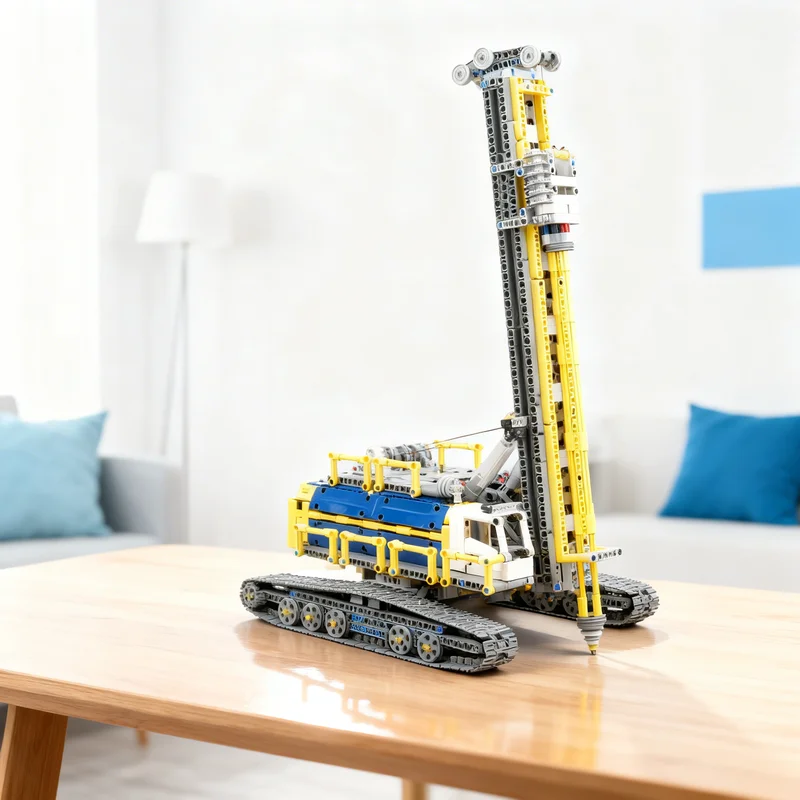 3929pcs MOC Drill Rig C Model Technical Model Building Blocks Construction Christmas Gifts Toy Creative DIY Idea Assemble Toys