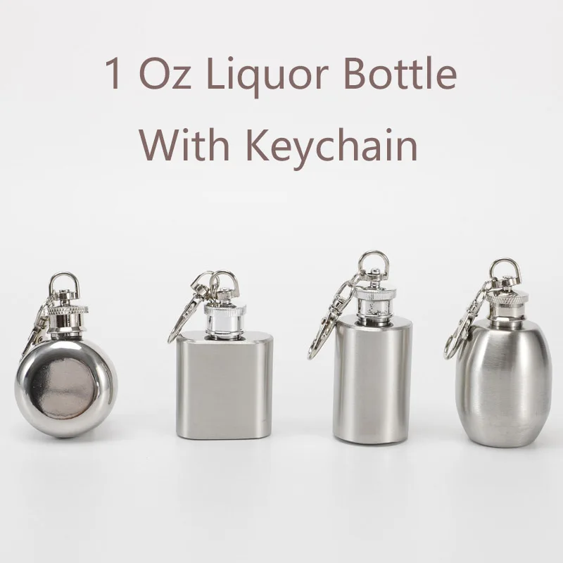 1 Oz High Quality Wine Whisky Pot Tainless Steel Hip Flask Drinker Alcohol Bottle Portable Drinkware Flask