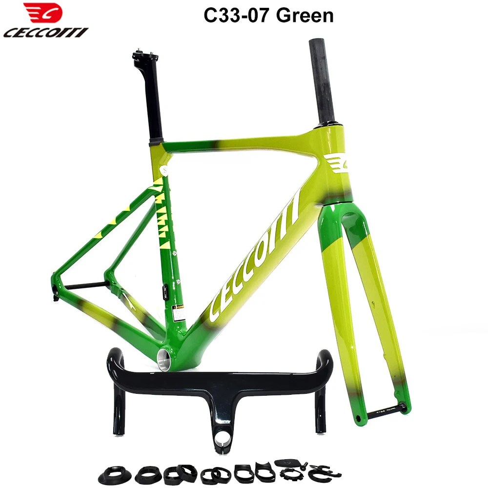 Full Carbon Frame for Road Bike All Internal Wiring Suitable for Di2 Group T47 thread Bottom Bracket Road Bicycle Frameset