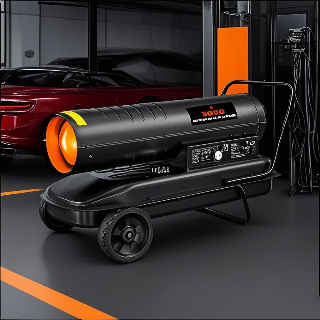 50kw 51KW Hot Gun Outdoor Portable Industrial Greenhouse Electric Poultry Heater Diesel  Forced Air Blower Heaters