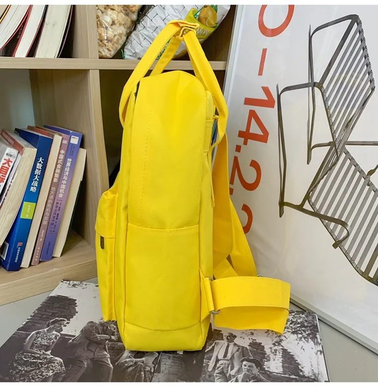 حقيبة ظهر للطلاب حقيبة كتف محمولة ومزدوجة للمدرسة للاستخدام اليومي أثناء السفر وتخزين قرطاسية الكتب #4