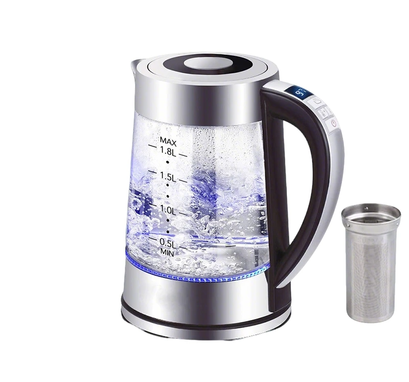 Smart Glass Electric Kettle Constant Temperature Auto Power Off Keep Warm Home Appliance