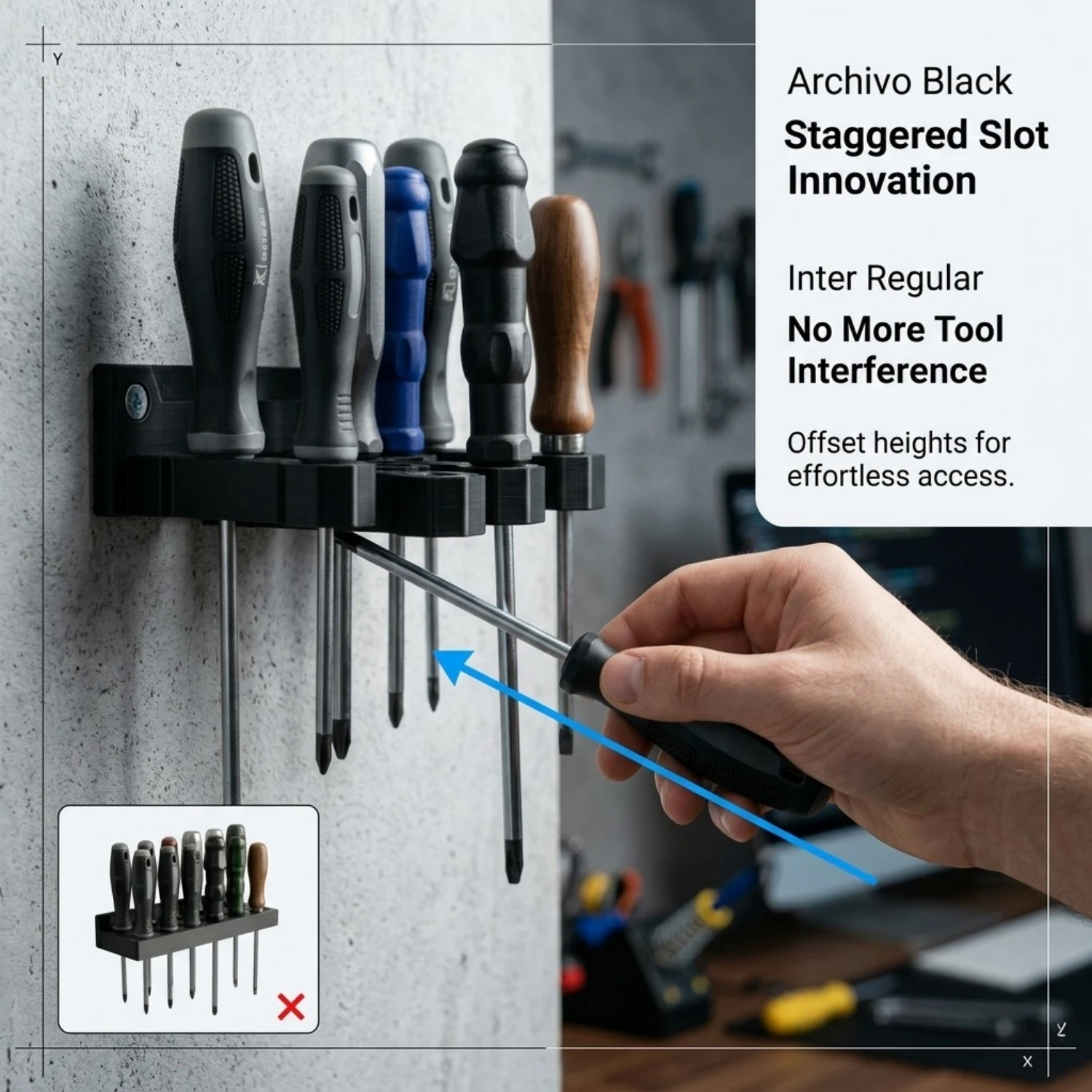 1-Piece Screwdriver Storage Ra - Workshop Tools Store review and price