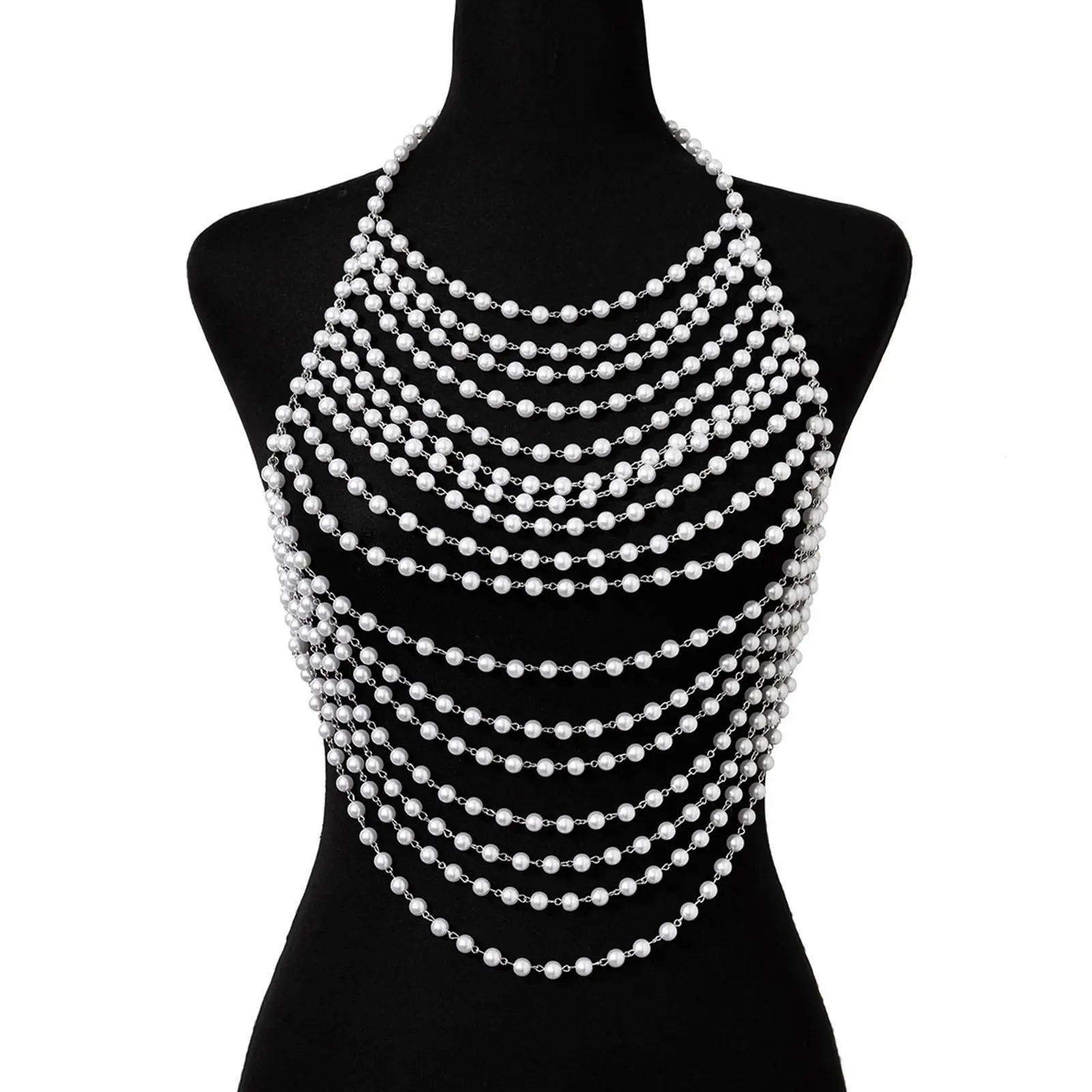 Body Chain Cadeau Meerlagige Vrouwen Borst Ketting Voor Halloween Nachtclub Party