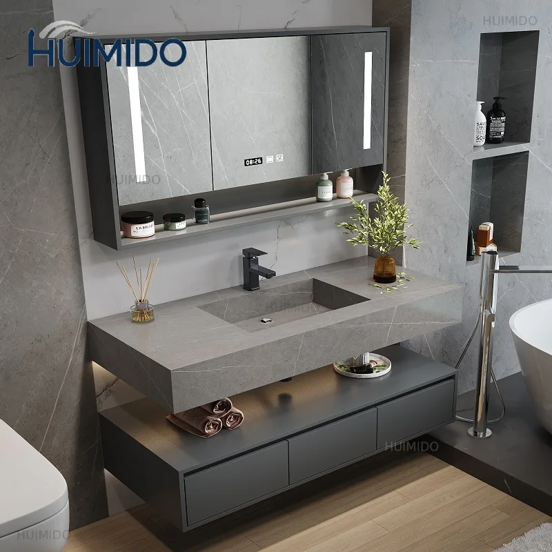 140cm Rock Slab Integrated Sink 54