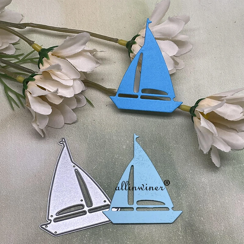 Sailboat decoration Metal Cutting Dies Stencils For DIY Scrapbooking Decorative Embossing Handcraft Die Cutting Template