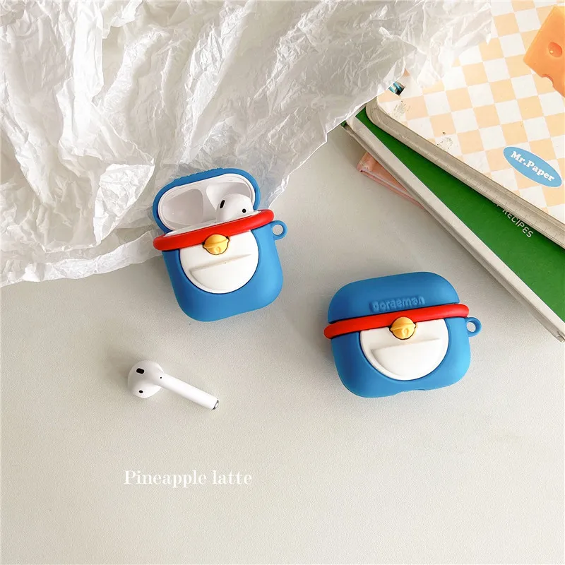 ل Airpods Pro 3 حافظة 2025 ، عبقور ثلاثية الأبعاد أنيمي واقية سماعة غطاء سيليكون ل Airpods Pro 2 حافظة Funda للأطفال