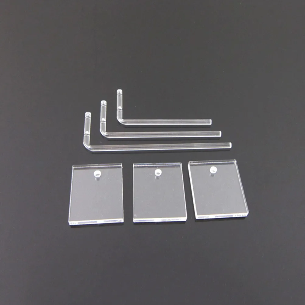 

Набор из 3-х элегантных прозрачных акриловых подставок для серег, браслетов и ключей, современный минималистичный органайзер, подарок