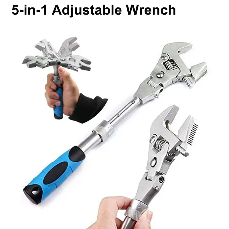 multifuncoes em torque wrench chave catraca ajustavel 180 graus folding spanner spanner spanner household ferramenta manual 10 01