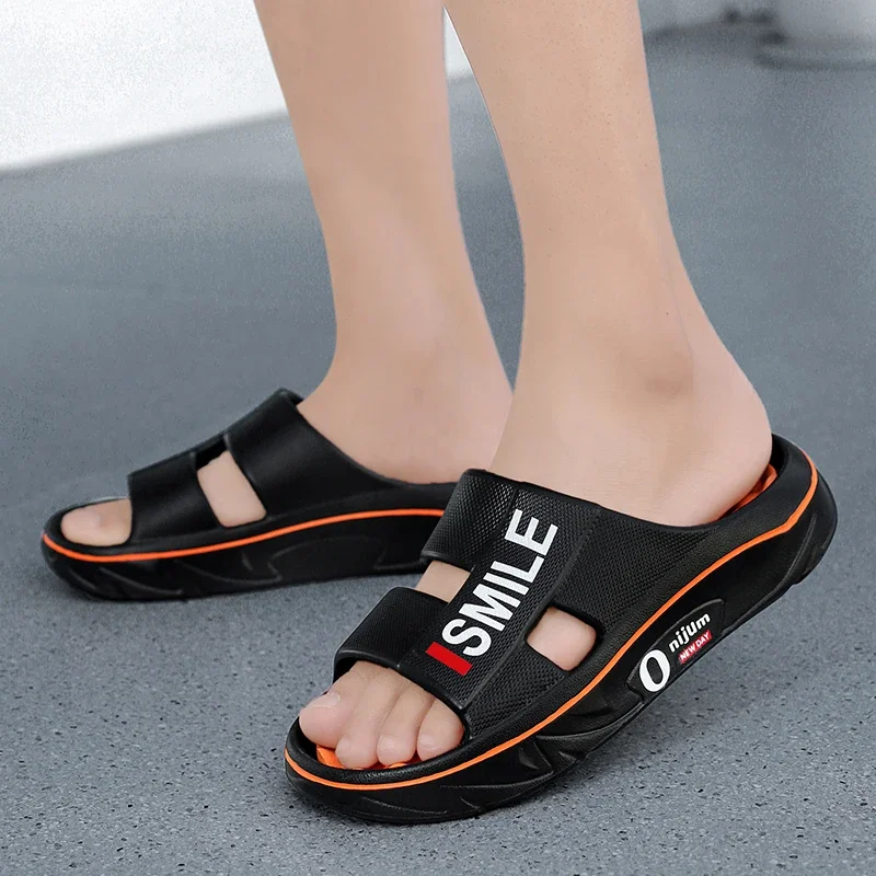 Summer New Men's Massage Slippers Indoor Outdoor Sandals Beach Men Casual Shoes Soft Slides Flip-flops Men Women Home Slippers