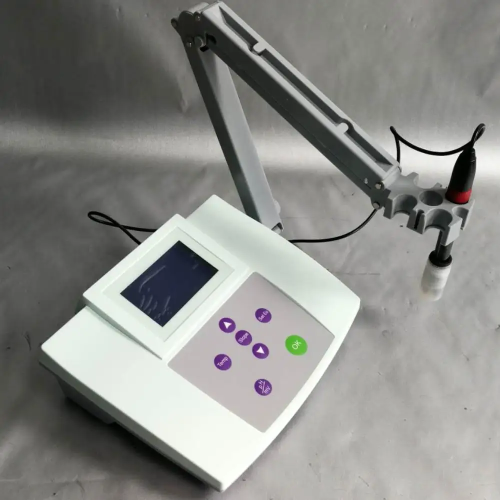 انخفاض سعر مقياس درجة الحموضة الرقمية الحموضة متر Phmeter مختبر متر ph لدم الحليب الماء #1