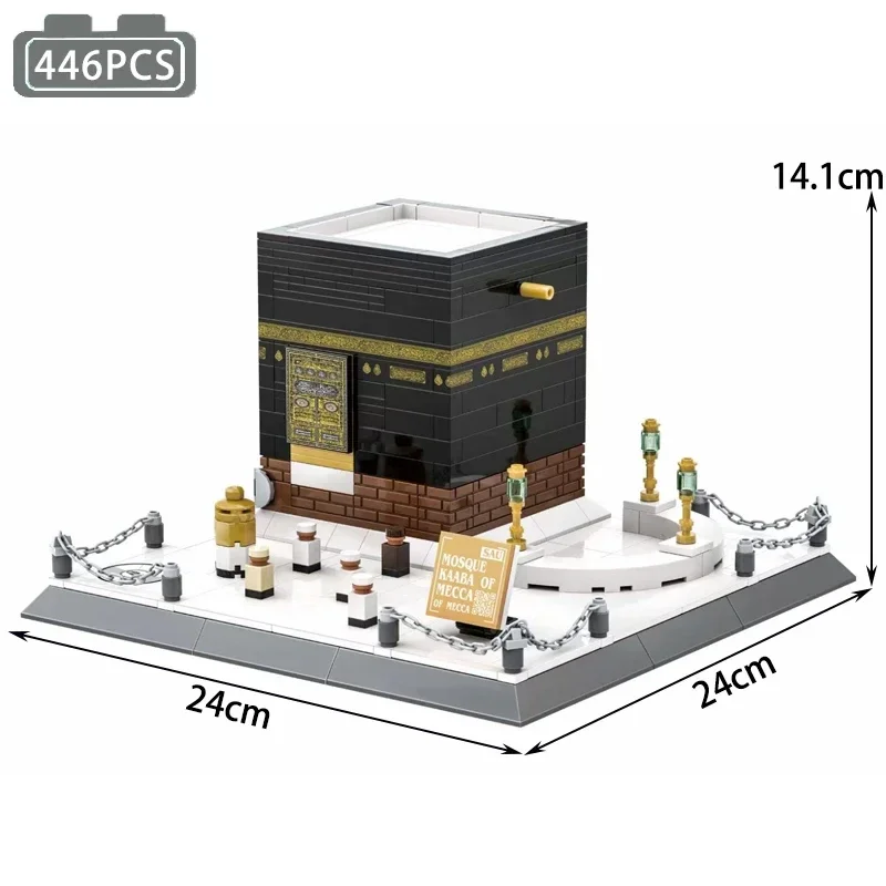 Wereldberoemde Architectuur Model Bouwstenen Profeet S Moskee Stad Bouw DIY Montage Bricks Speelgoed voor Kinderen Volwassen Geschenken