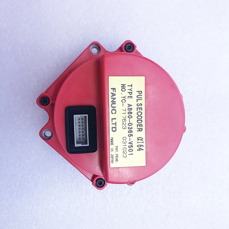 A860-0365-V501 (A860-0365-T101) A860-0360-V501 (A860-0360-T201) Fanuc Pulsecoder جهاز تشفير القيمة المطلقة/الزاوية الارتفاع 6 سم