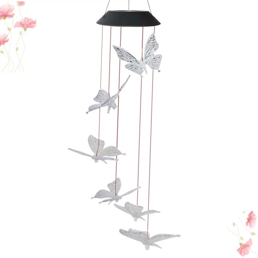 

Фары-бабочки, меняющие цвет, светодиодные уличные подвесные солнечные фонари для сада, патио, лампа на солнечной энергии