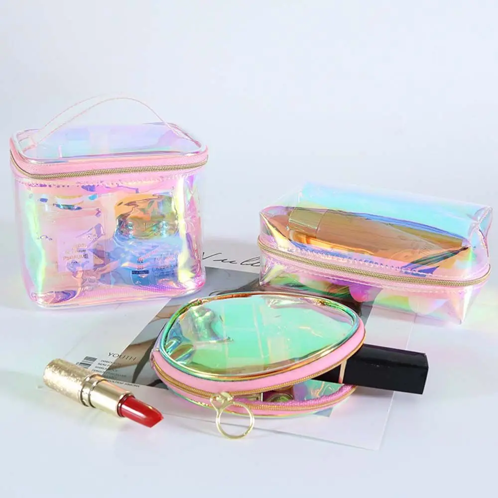 Bolsa organizadora cuadrada para cosméticos, estuche de almacenamiento de cosméticos, bolsa de aseo para lápiz labial, bolsas de maquillaje, bolsa de cosméticos de PVC