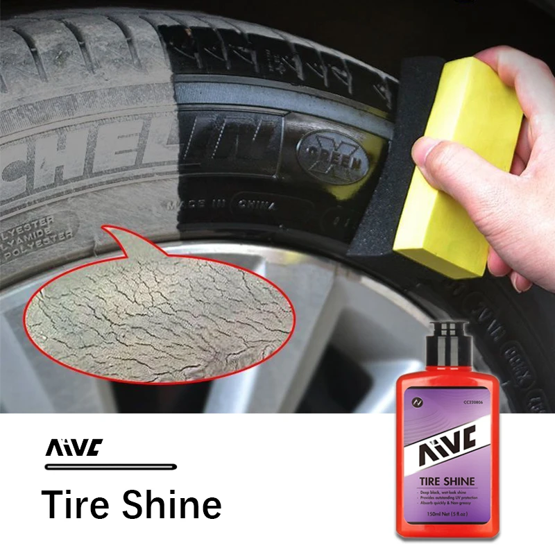 Tire Shine AIVC Ultimate Tire Protection Coating  Auto Tire Polishing Solution: Fast, Easy, & Efficient Tires Spray