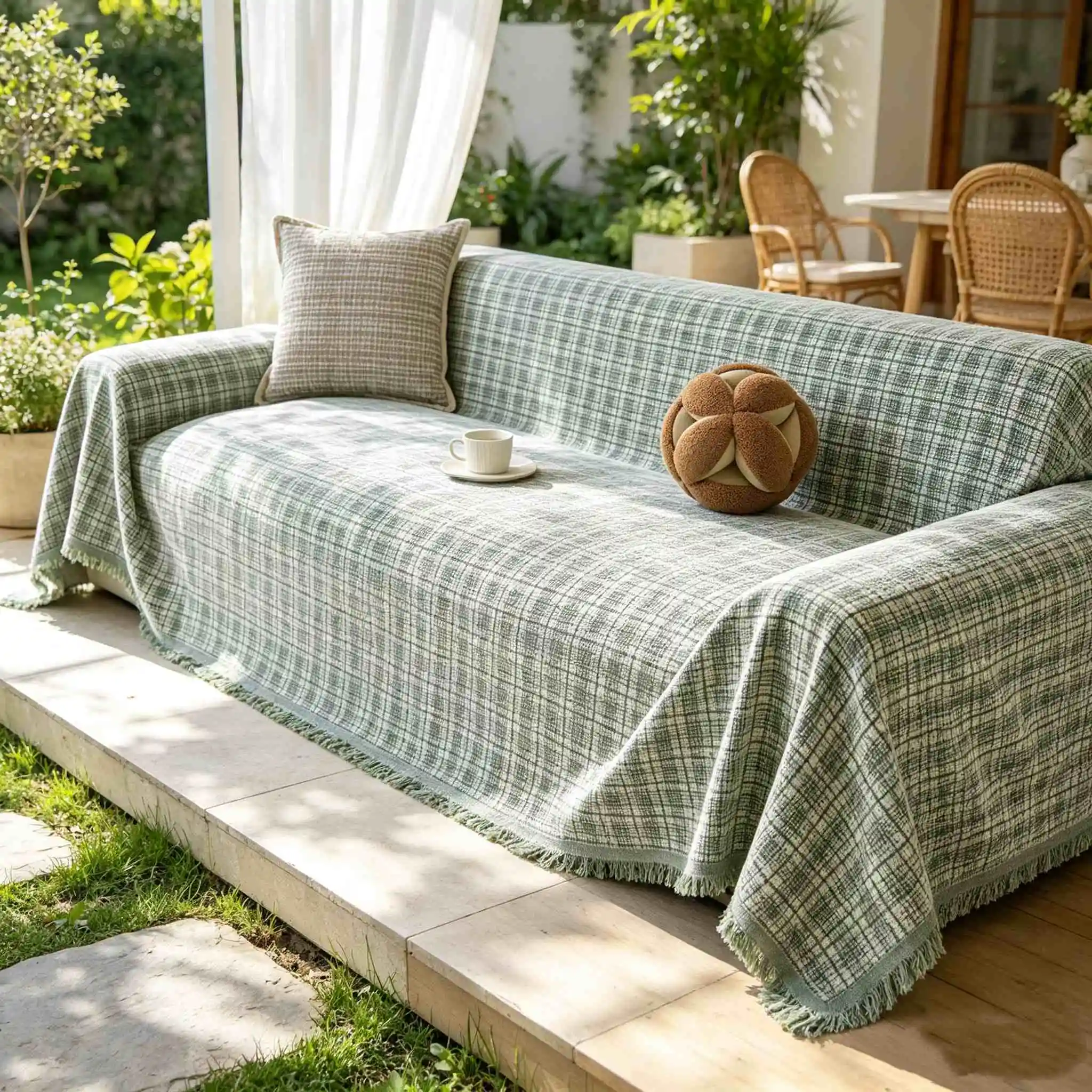 French Cream Style Sofa Cover Cloth Universal in All Seasons Anti-cat Scratching Sofa Towel Full Cover Cover Blanket Versatile