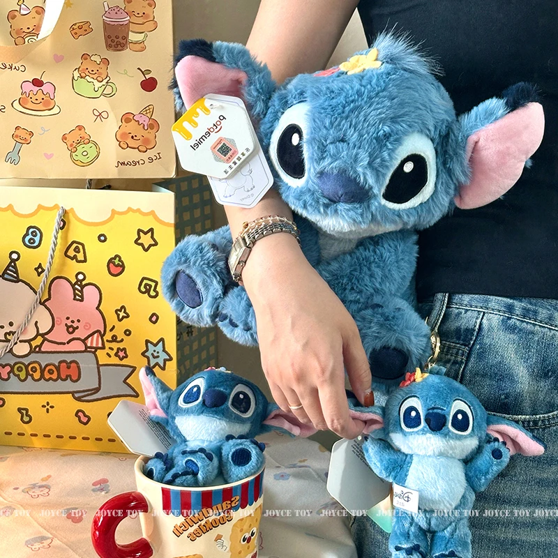 

Оригинальная плюшевая кукла Disney Stitch Lilo & Stitch, плюшевая игрушка, мультяшная аниме, мягкая кукла, домашняя сумка, декор, детский рождественский подарок