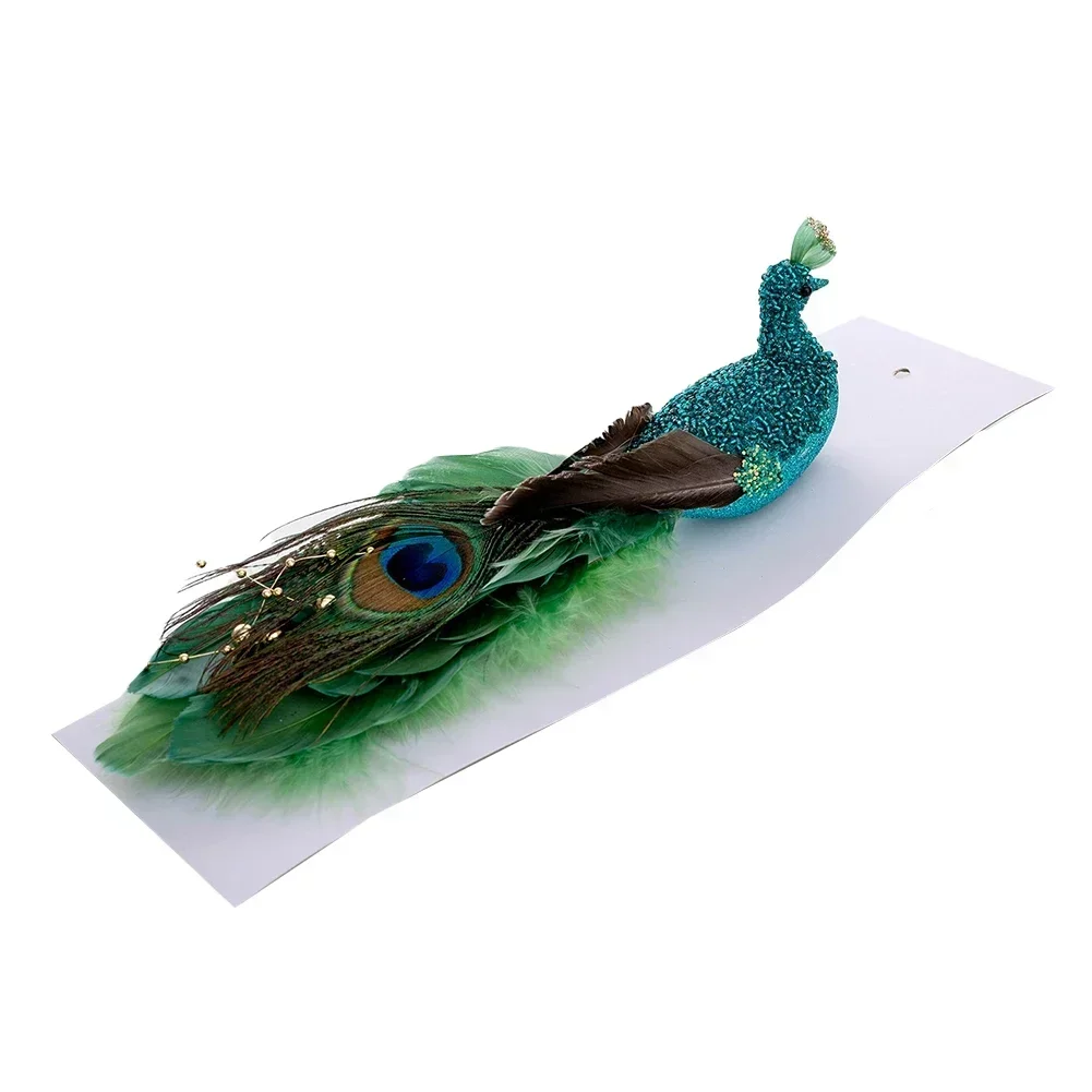 

Simulation For Christmas Bird Decoration With Feather And Foam Materials And Clip For Hanging On Trees Wreaths And Garlands