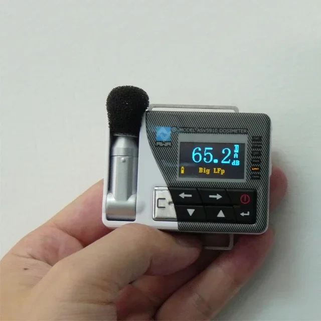 Peak ASV5910-2 Personal Noise Dosimeter 32G Memory USB Sound Level Data Logger for Noise Testing Lab Environment