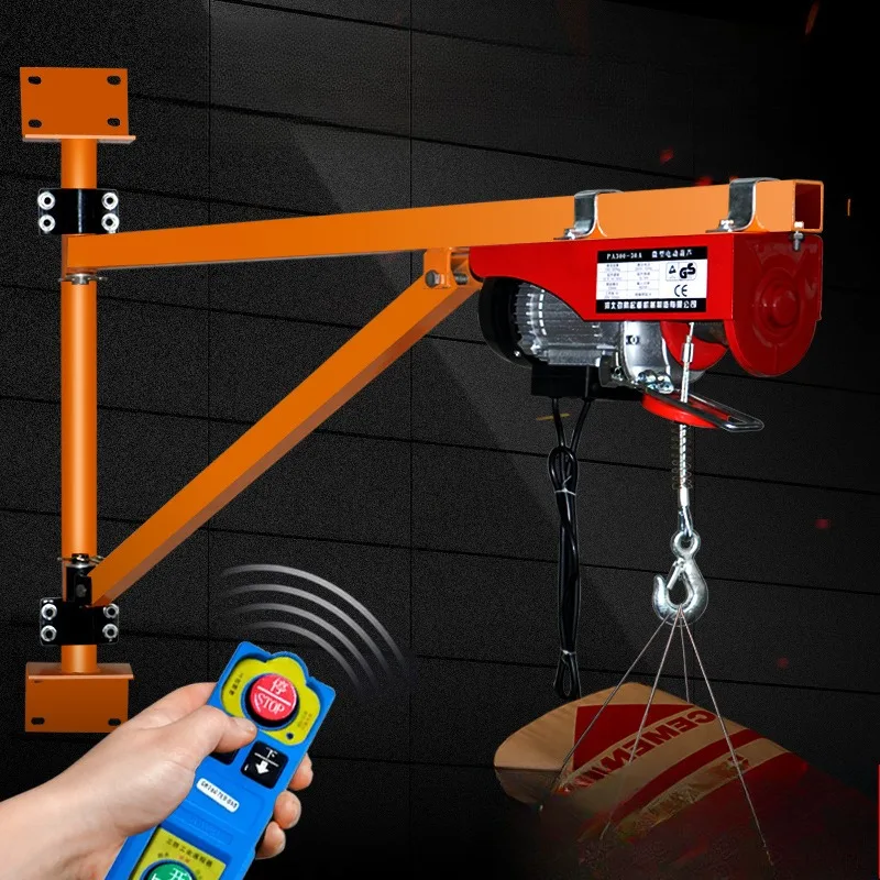 رافعة كهربائية 220 فولت، رافعة منزلية، دعامة عمود رافعة صغيرة للرفع #3