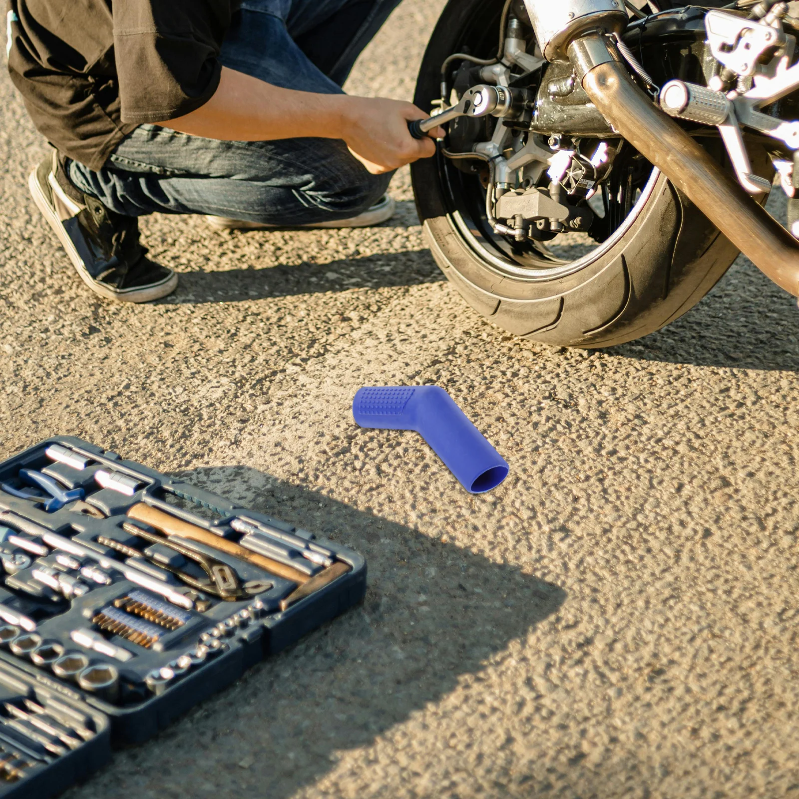 

Motorcycle Gear Shift Sleeve High Strength Rubber Protector Gear Lever Cover Soft Grip Easy Fix Motorcycle Shifter Protector