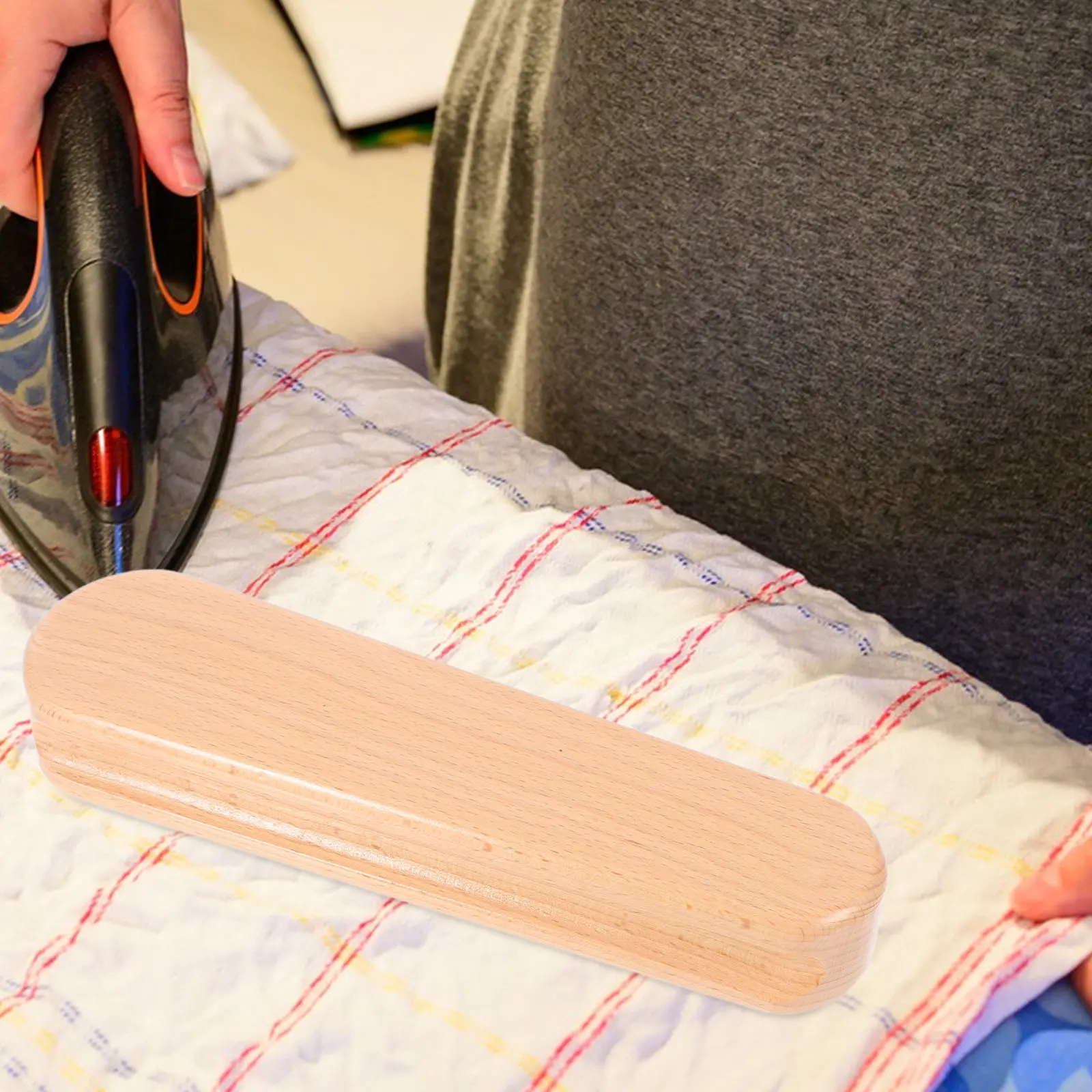 

Wooden Tailor Clapper for Quilting Sewing and Pressing Seam Flattening Tool Professional Grade Beech Wood Ironing Aid for Crisp