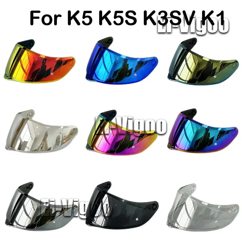 Vizier Voor Agv K5 K5S K5-S K3SV K3-SV K1 Motorhelm Lens Accessoires Winddicht Regen Uv Zon Shield Screen Bril biker