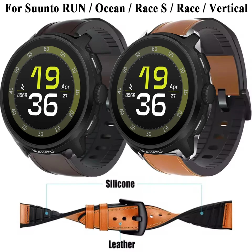 Мужской ремешок для часов 22 мм для Suunto RUN/Ocean/RACE/RACE S/Vertical/5 Peak, ремешок для часов, браслет для умных часов