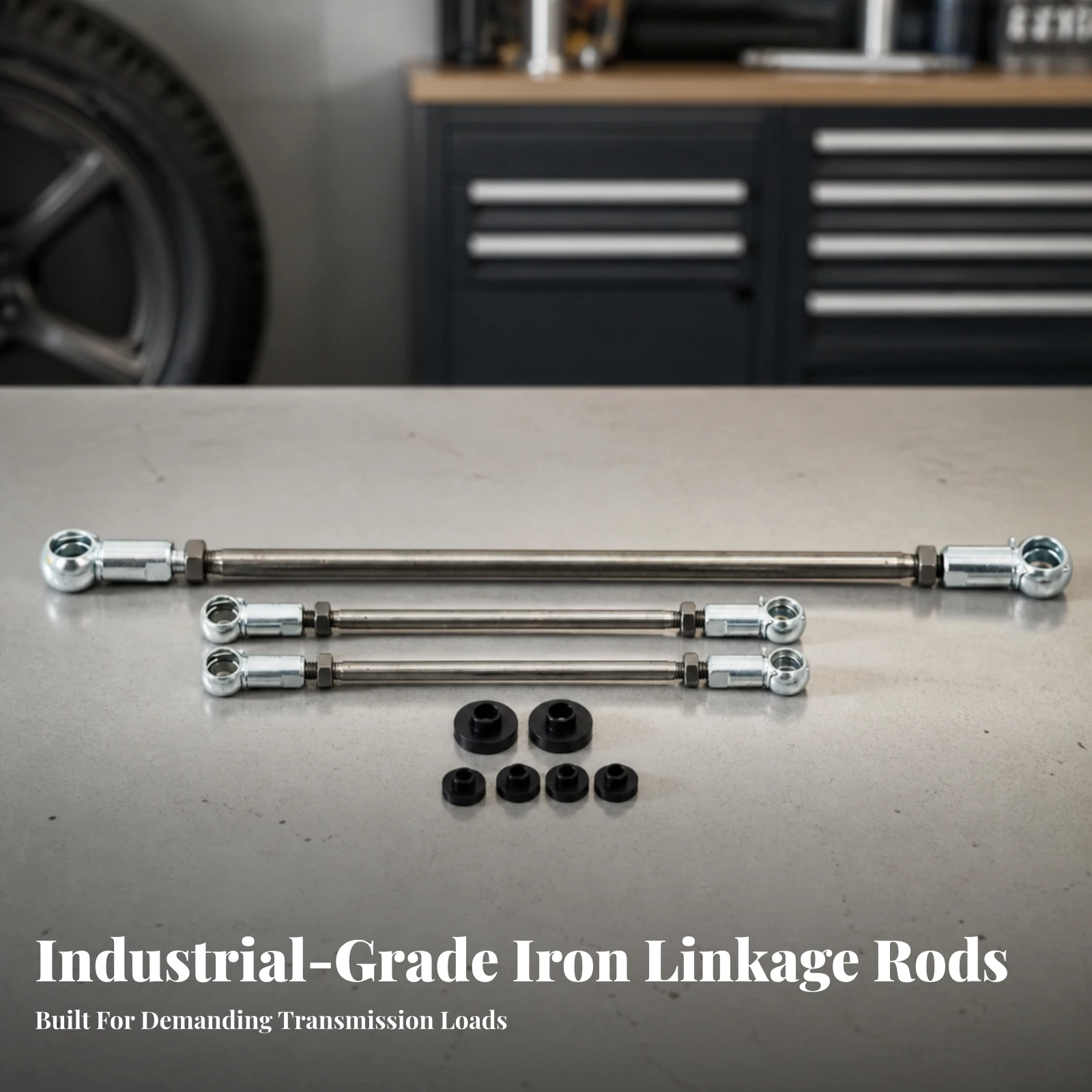 Gear Linkage Push Rod Kit Rust-Resistant Gear Change Linkage Repair Kit Part Long-Lasting Hardware Metal for Car DIYers