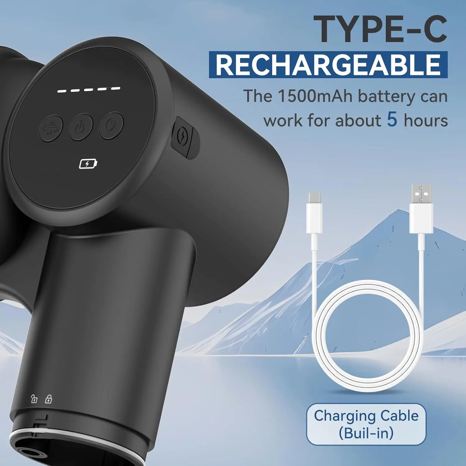 Mornwell D52 Irrigatore Orale USB Ricaricabile Dentale Getto D'acqua Acqua Flosser Portatile 300ML Serbatoio di Acqua Impermeabile Detergente per Denti