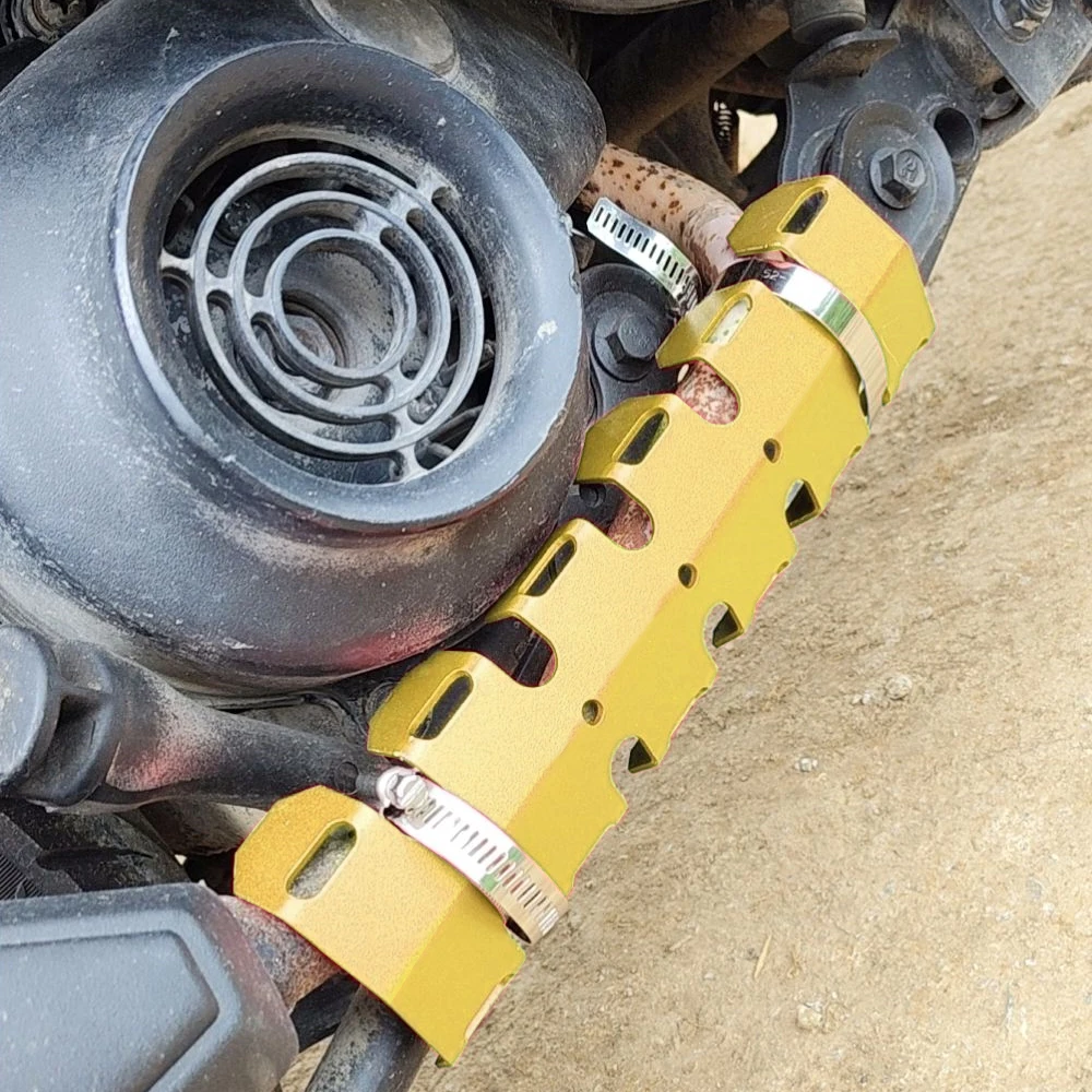 For SUZUKI RM RMZ RMX DR DRZ DJEBEL 85 125 250 400 XC SB R S SM Off-road Exhaust Muffler Pipe Guard Protector Heat Shield Parts