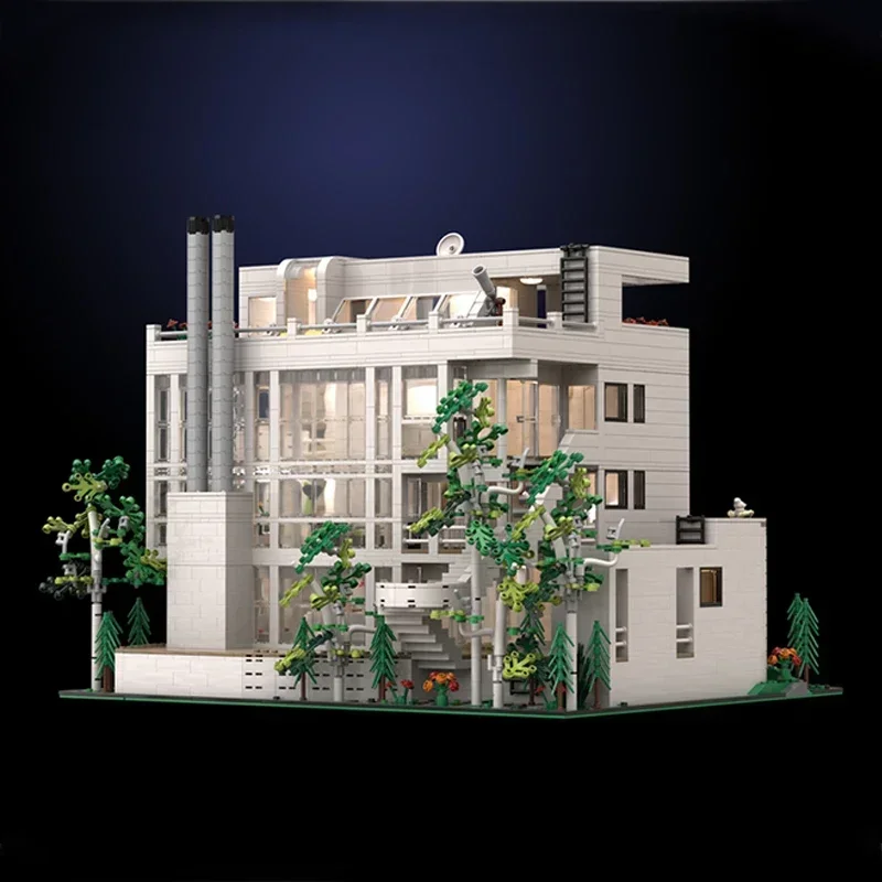 Moc Bouwsteen Douglas House Model Technologie Baksteen Diy Assemblage Modulaire Stad Straat Uitzicht Speelgoed Voor Vakantie Cadeau