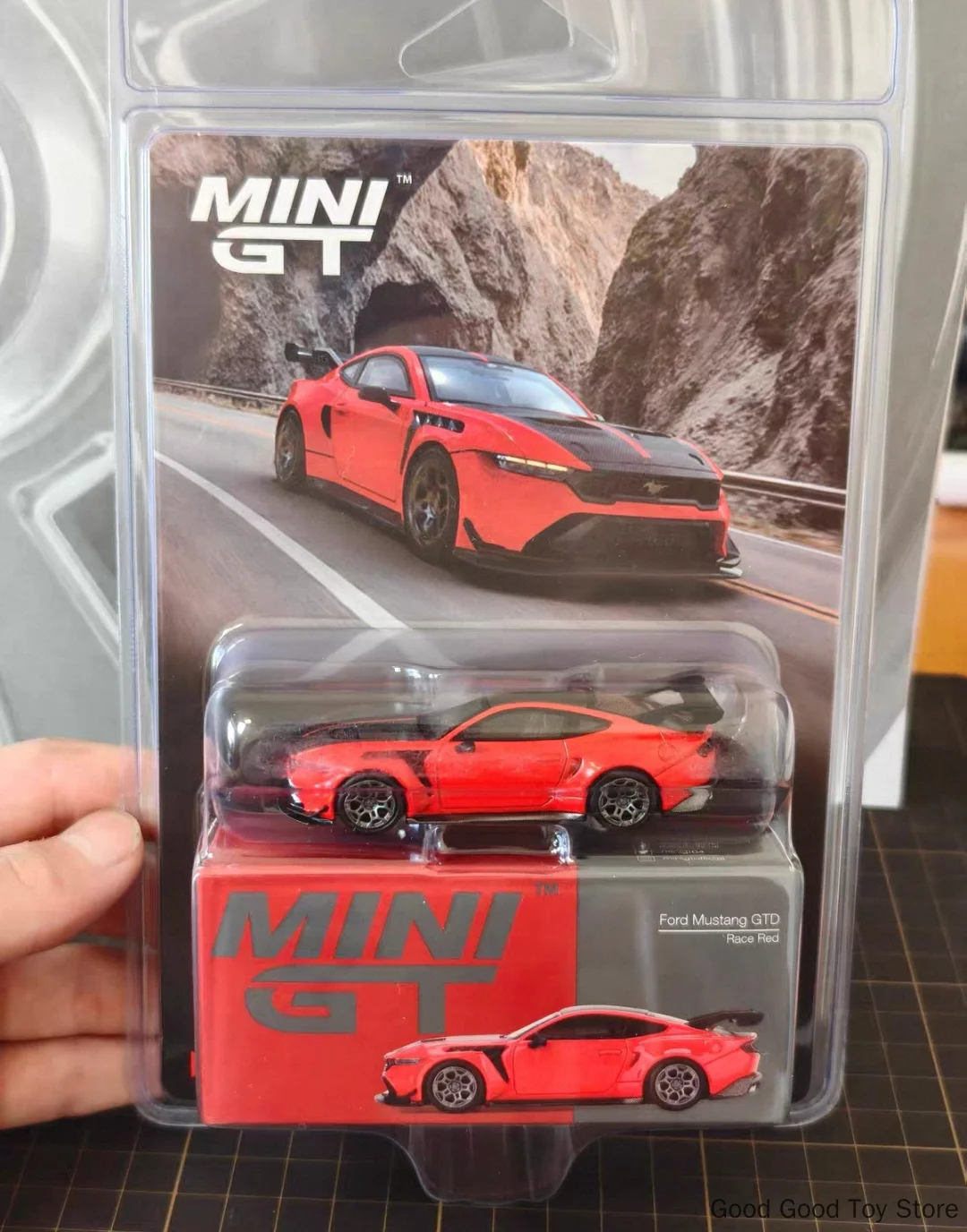 Orignal MINIGT TSM 1:64 Ford Mustang GTD Race 1196 Diecast  Alloy Model Car Toy Collection Car Ornament Gift