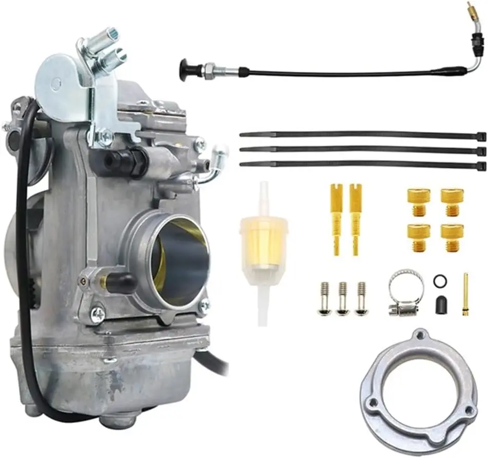 Carburetor for Mikuni HSR42 HSR 42mm Harley Evo Evolution Twin Cam TM42 Carb