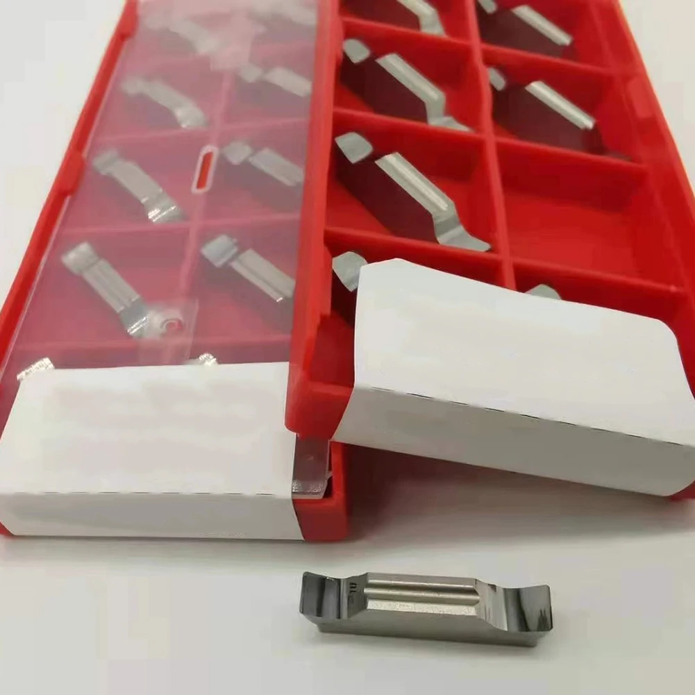 إدراج الحز باستخدام الحاسب الآلي MGGN300 JM K10 حزمة من 10 قطع للألمنيوم والنحاس والنحاس والبرونز المتوافق مع حامل الأدوات MGEHR