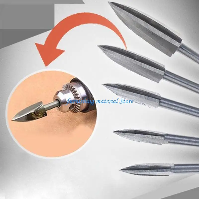 

Y5GD 10 Pieces Steel Carving Drill Bit Set for DIY Woodworking Drilling Durable