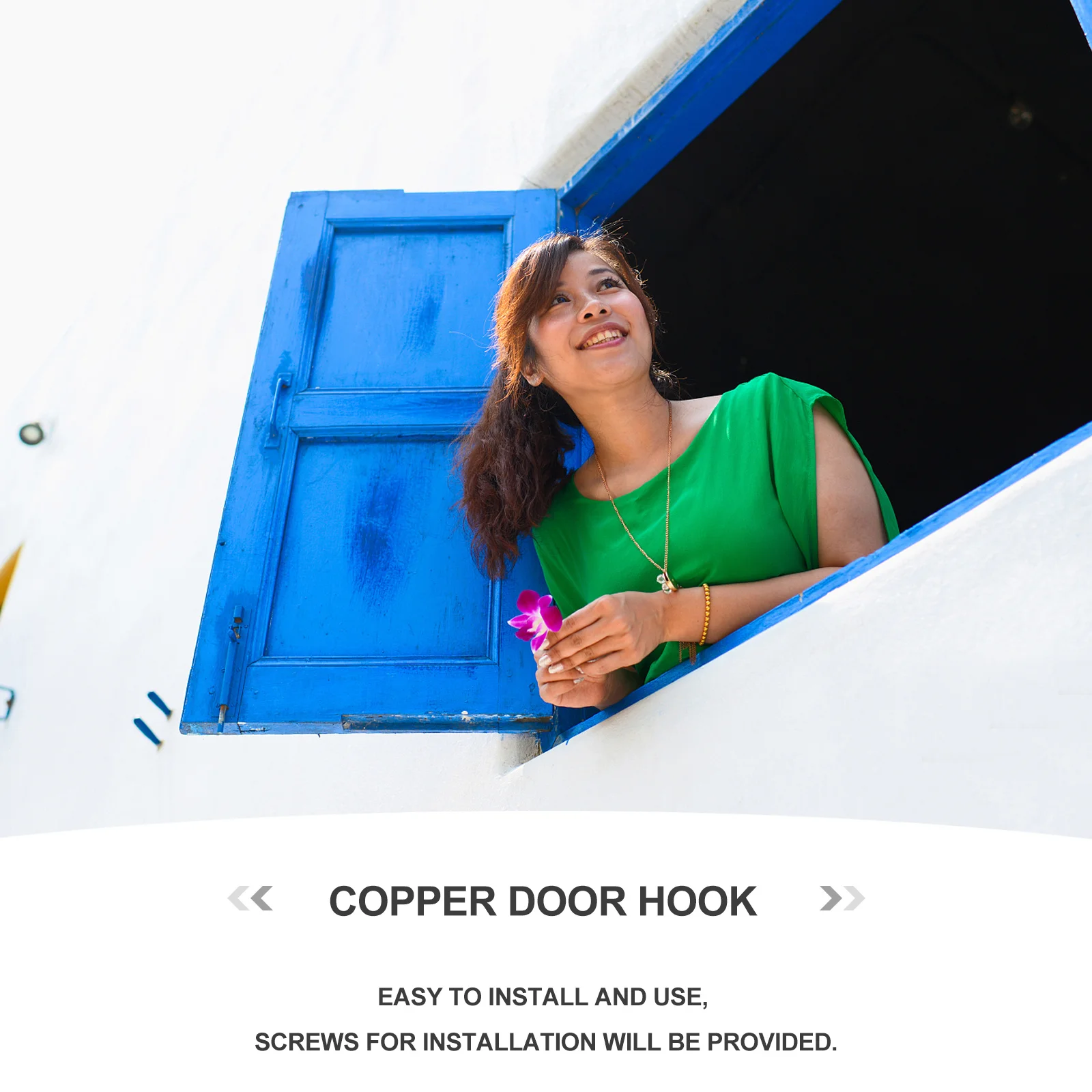 1 шт., медная ветрозащитная застежка в стиле ретро для опор раздвижного окна, дверная пряжка, поддержка раздвижного окна, аппаратные аксессуары