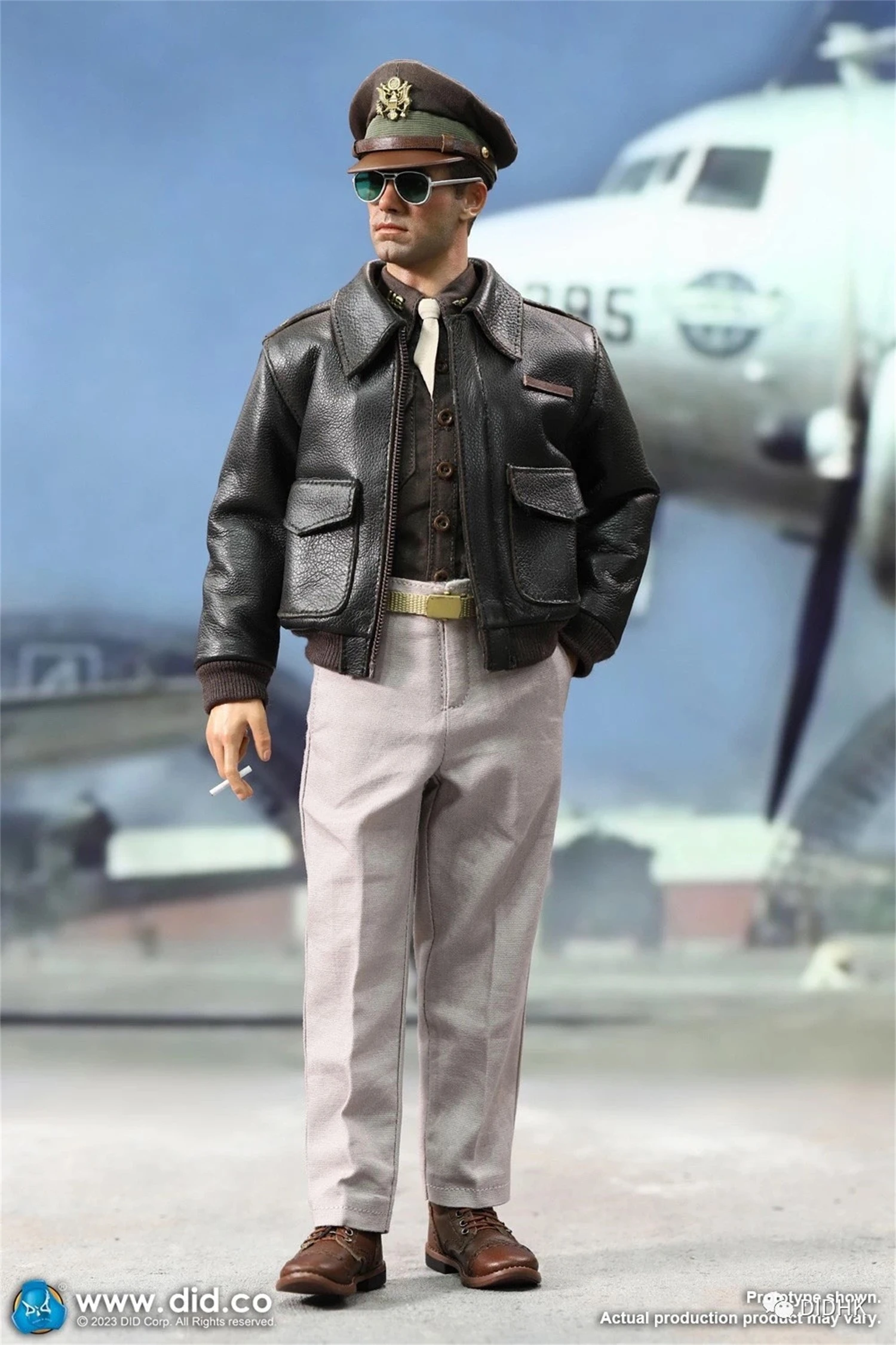 Figura de acción de capitán Ralph Soldier, modelo de colección, DID A80167, 1/6, WWII, piloto de la Fuerza Aérea del Ejército de EE. UU.