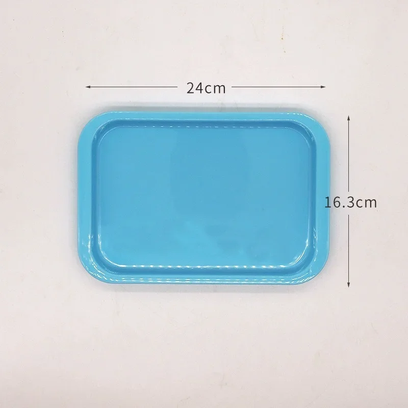 1PCS Dental Plastic Pallets Tray Segregated Placed Dental Instruments Appliances Dental Consumable