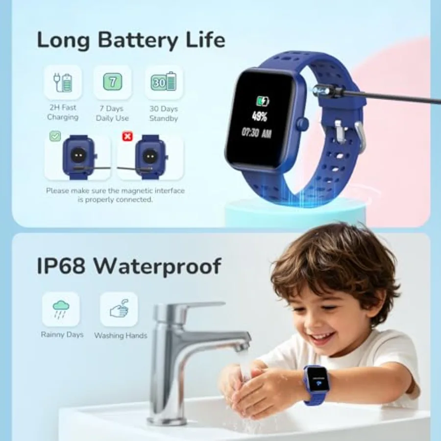 Smart watch with heart rate monitoring