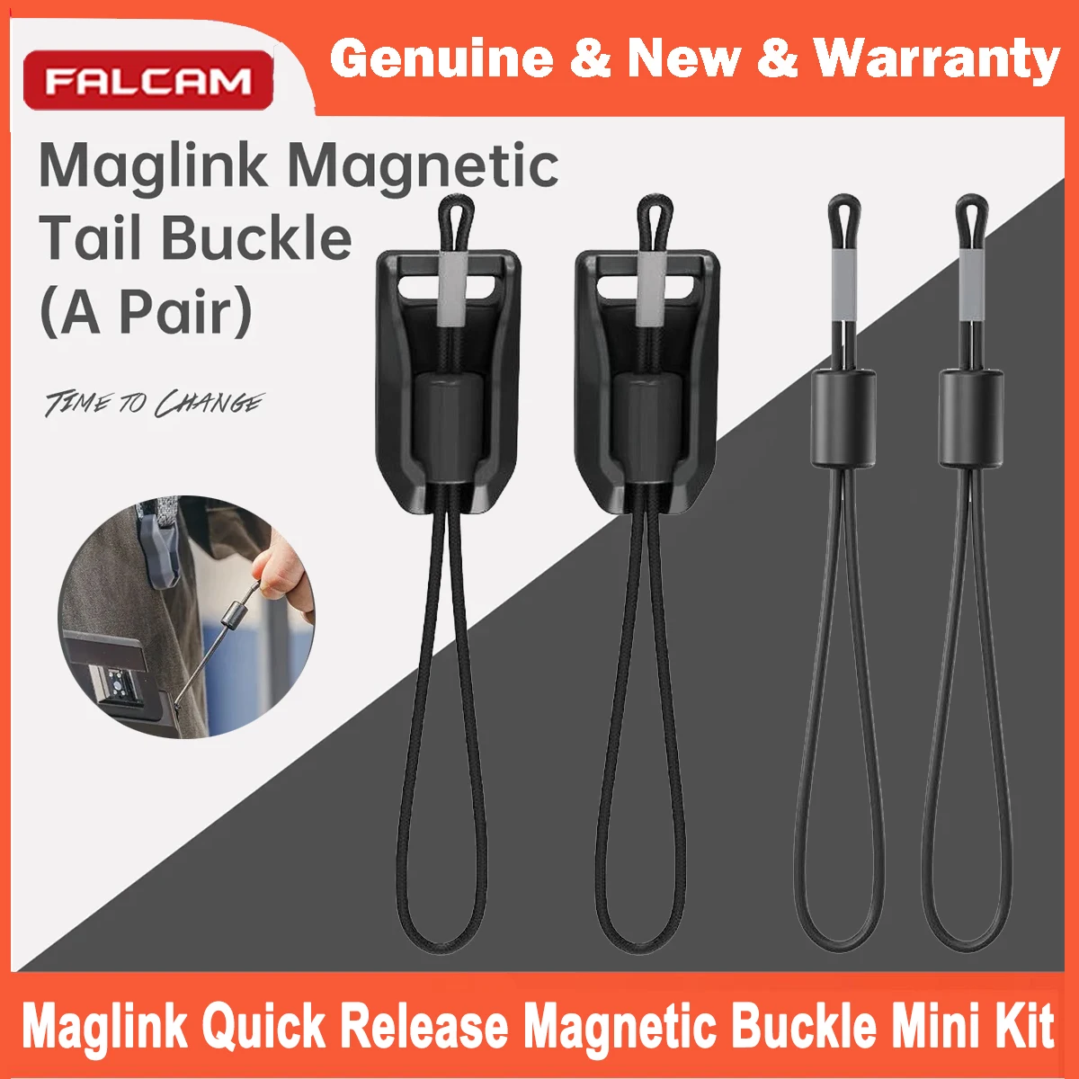Falcam Maglink Quick Release Magnetic Buckle Mini Kit for Camera Shoulder Strap Photography Accessories 3239 -2 mini base 4 Buck