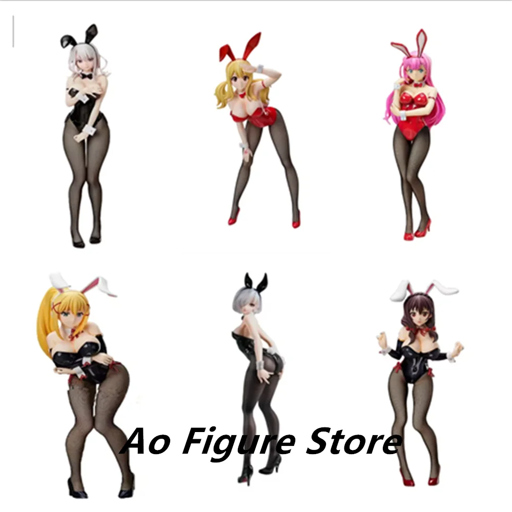 

Calede Mona Kawai Darkness Mihiro Sashou Kirisu Yunyun Fairy Tail Люси Банни фигурка девушки ПВХ Экшн Аниме модель для взрослых Коллекция