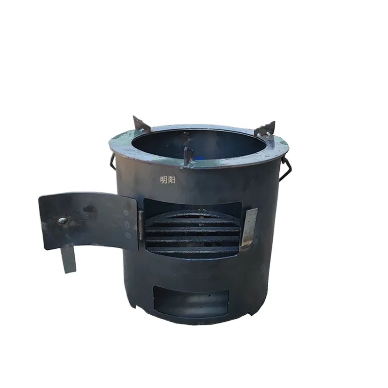 

Imported steel plate firewood stove Coal Charcoal stove Cooking rice Fried vegetables BBQ stove Outdoor