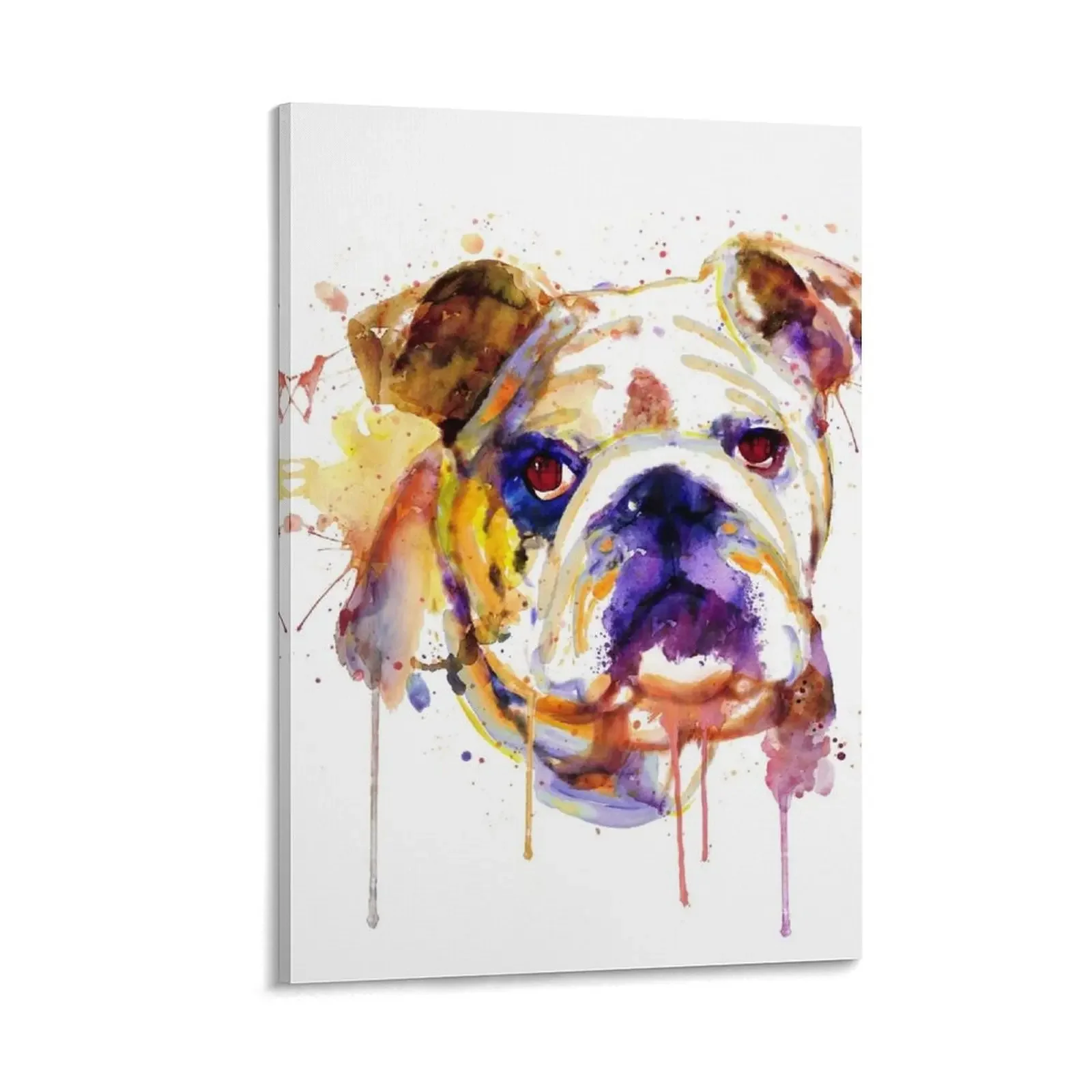 

English Bulldog Head Canvas Painting home decoration accessories wall art canvas painting decorative items for home