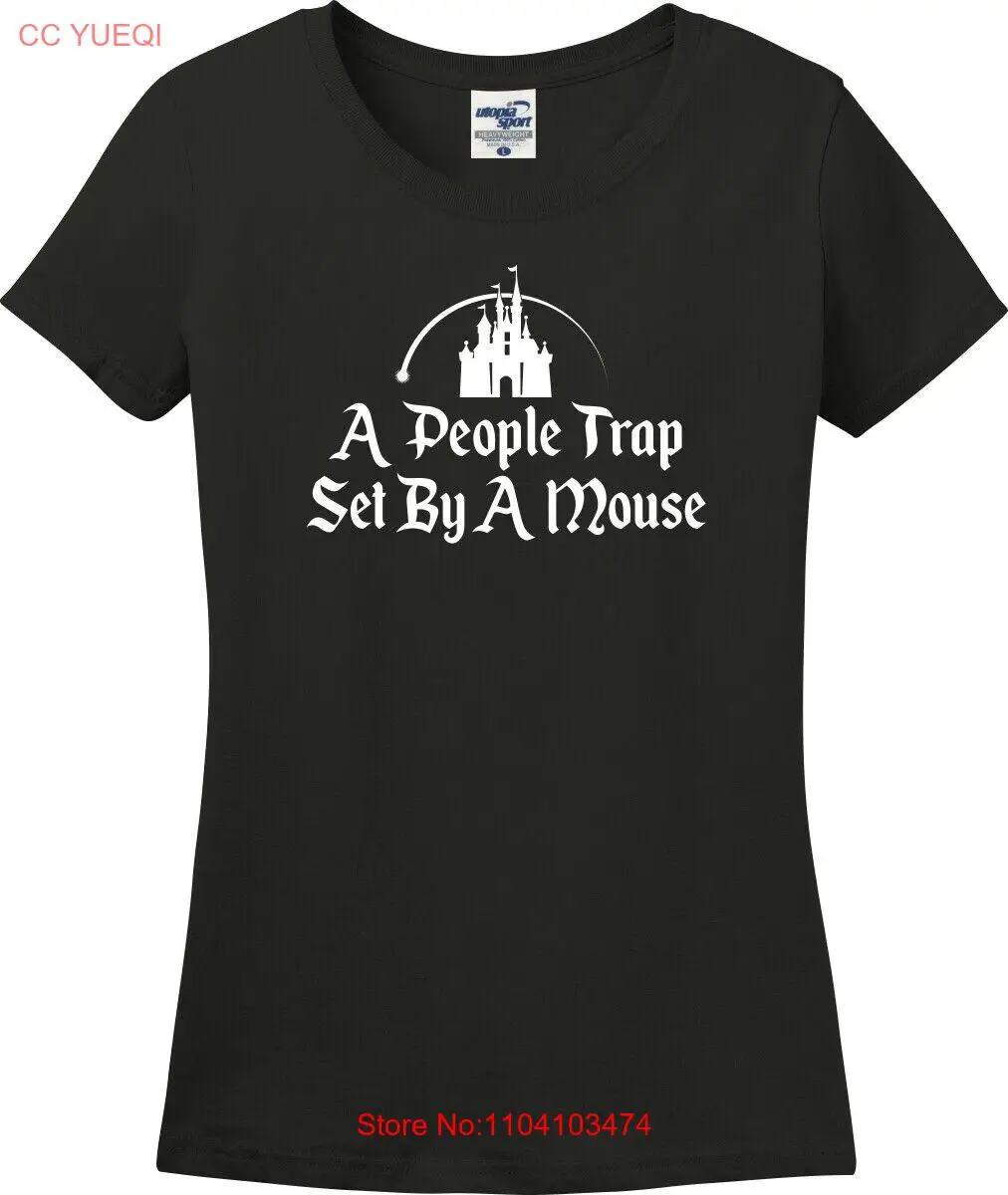 A People Trap Set By A Mouse Funny Missy Fit Ladies T-Shirt (S-3X)