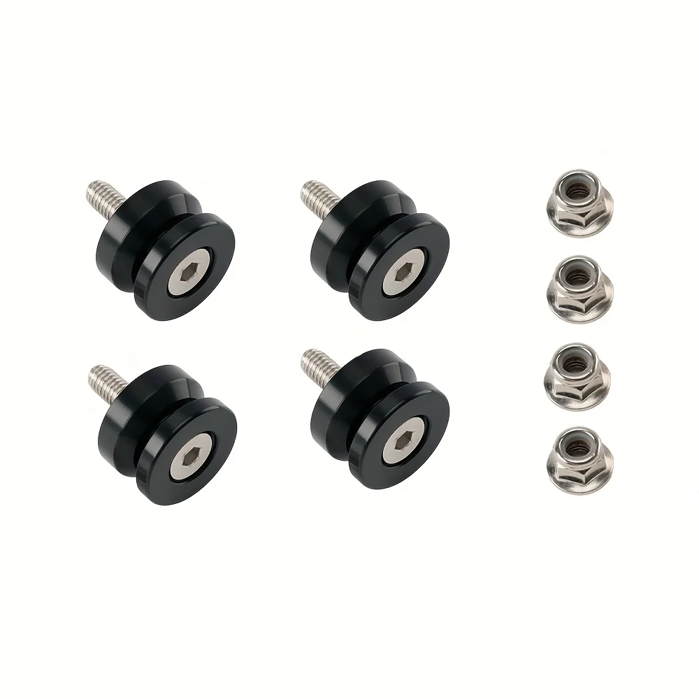 4Pcs Motorcycle Top Rear Luggage Tool Box Case Trunk Bracket Bushing Pad Spacers Buckle Quick Fixing Accessories Universal