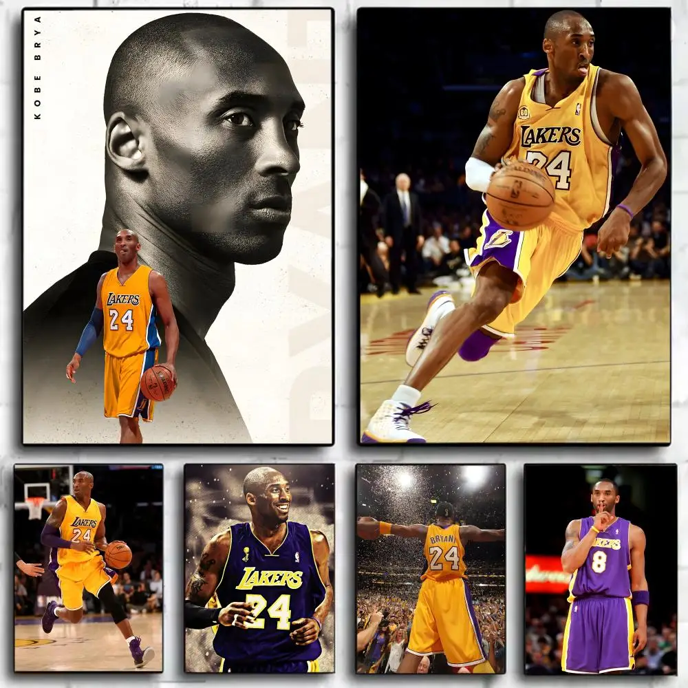 k-kobe b-bryant Poster Wall Art Print Poster Decorative Mural Home Decor Gift Unframed