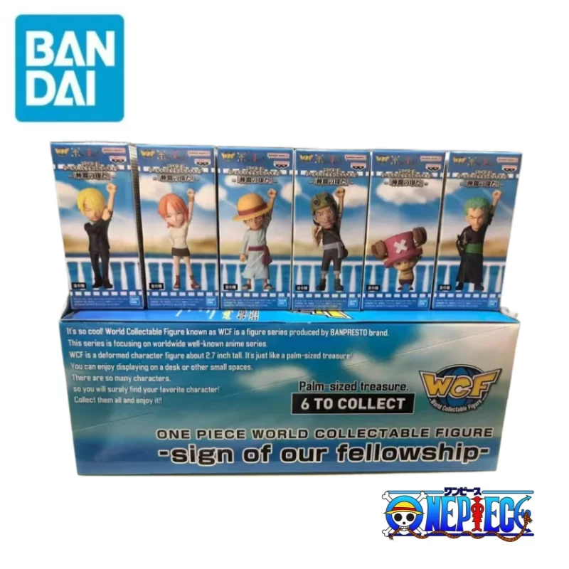 

In Stock Original Bandai One Piece Banpresto Wcf Holiday Gifts 100% Genuine Vivi Luffy Zoro Usopp Sanji Karo Nami Tony Choppe